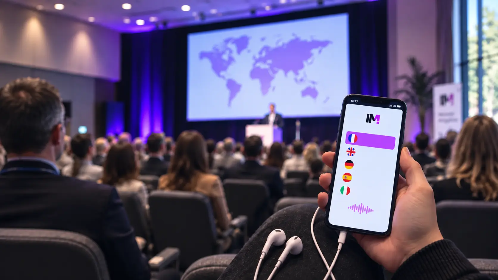 InterpretMe simultaneous interpretation for multilingual events
