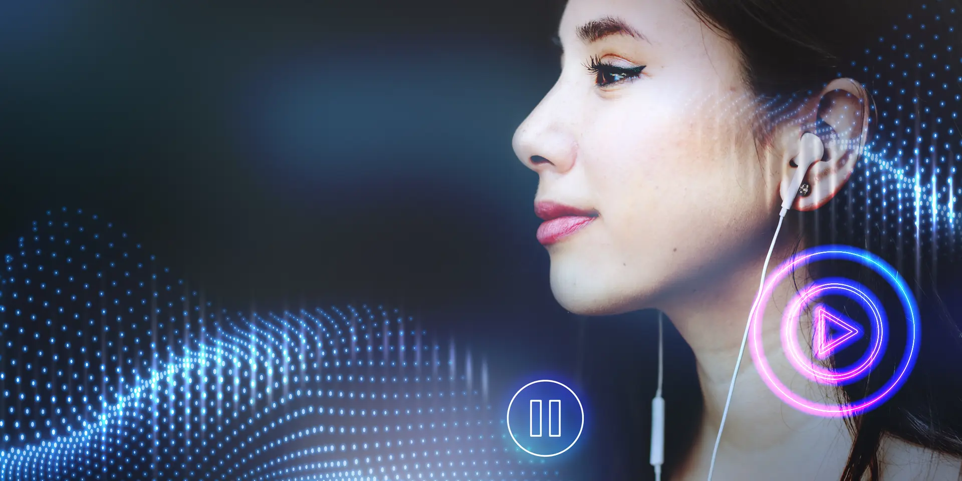 AI simultaneous translation interface for an event