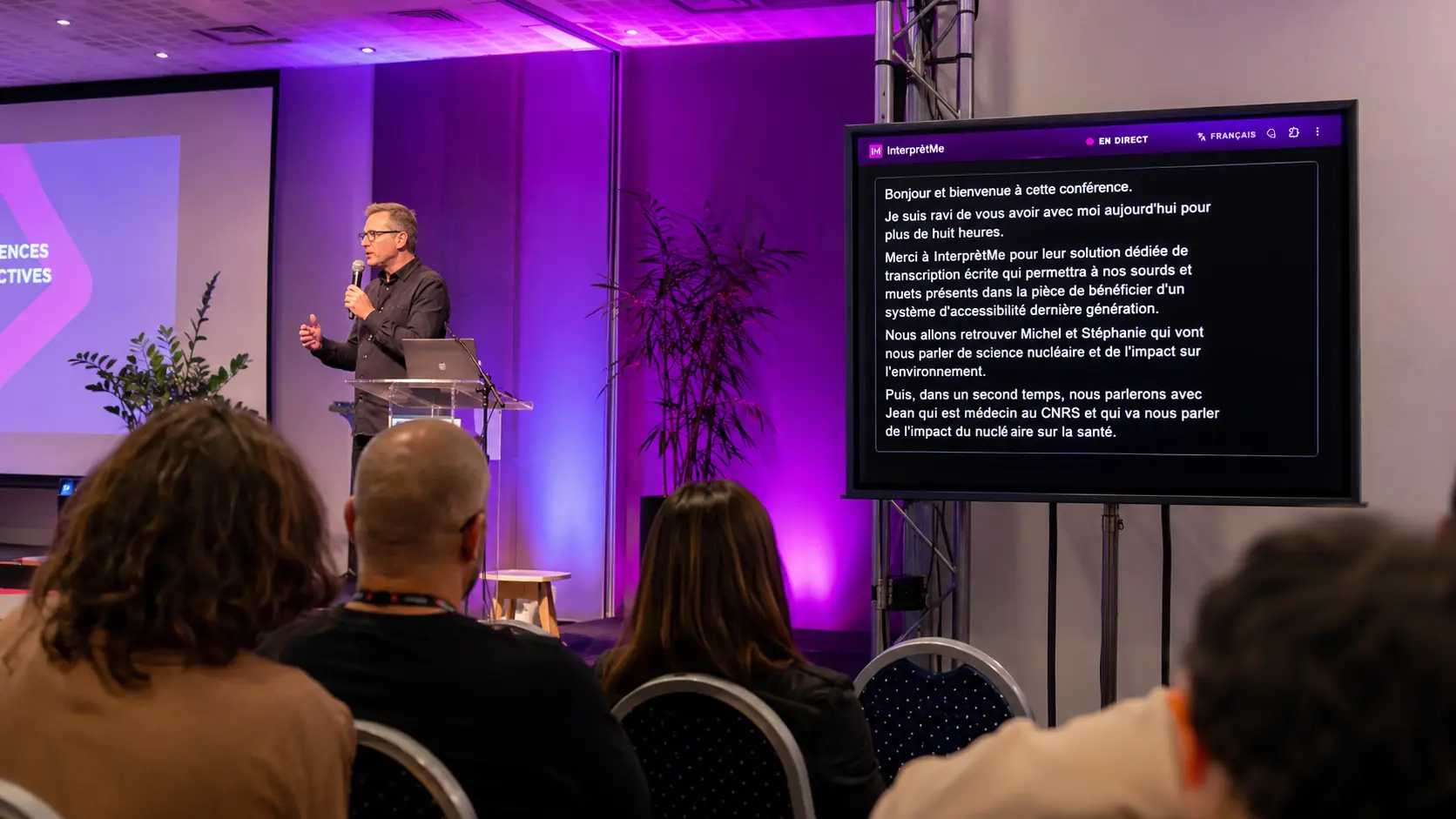 Live transcription, velotyping and live captions